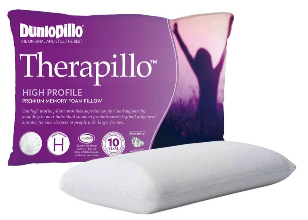 Подушка ортопедична Dunlopillo Therapillo High Profile з ефектом пам'яті (174)