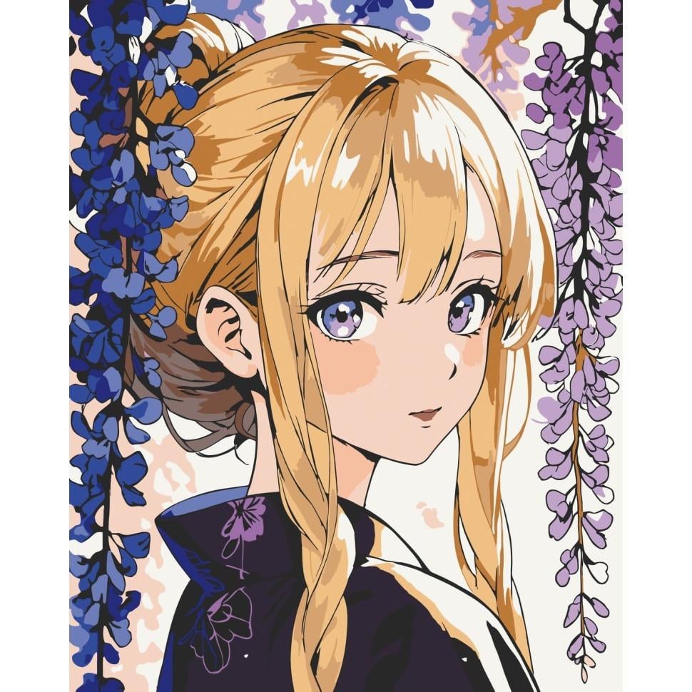 Картина по номерам ART CRAFT Светловолосая девушка 40x50 см (16102-AC)