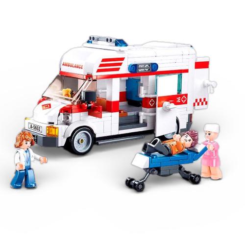 Конструктор SLUBAN M38-B1065 Town Скорая помощь 328 деталей (114261)