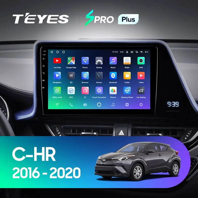 Автомагнитола штатная Teyes для Toyota C-HR 2016-2020 Android SPRO PLUS 6+128G Wi-Fi/4G вариант F1 (1674463602) - фото 3