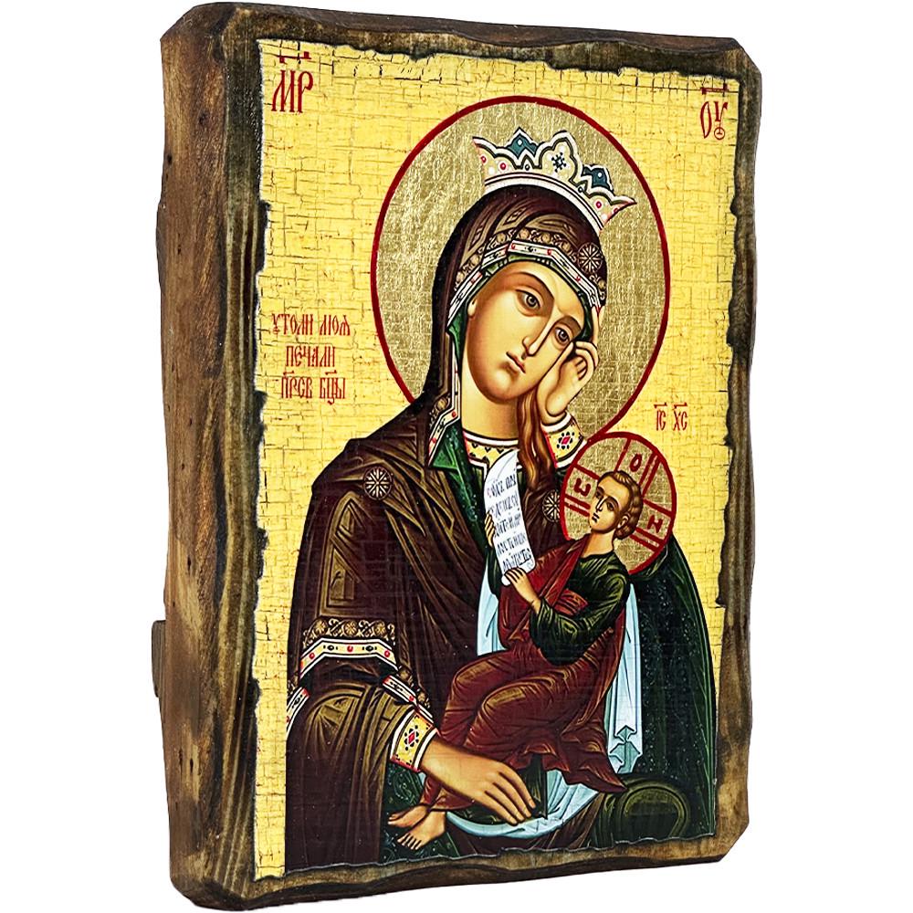 Ікона Богородиця Втамуй моя печалі під старовину (1142-1) Ікона Богородиця Втамуй моя печалі під старовину (1142-1)