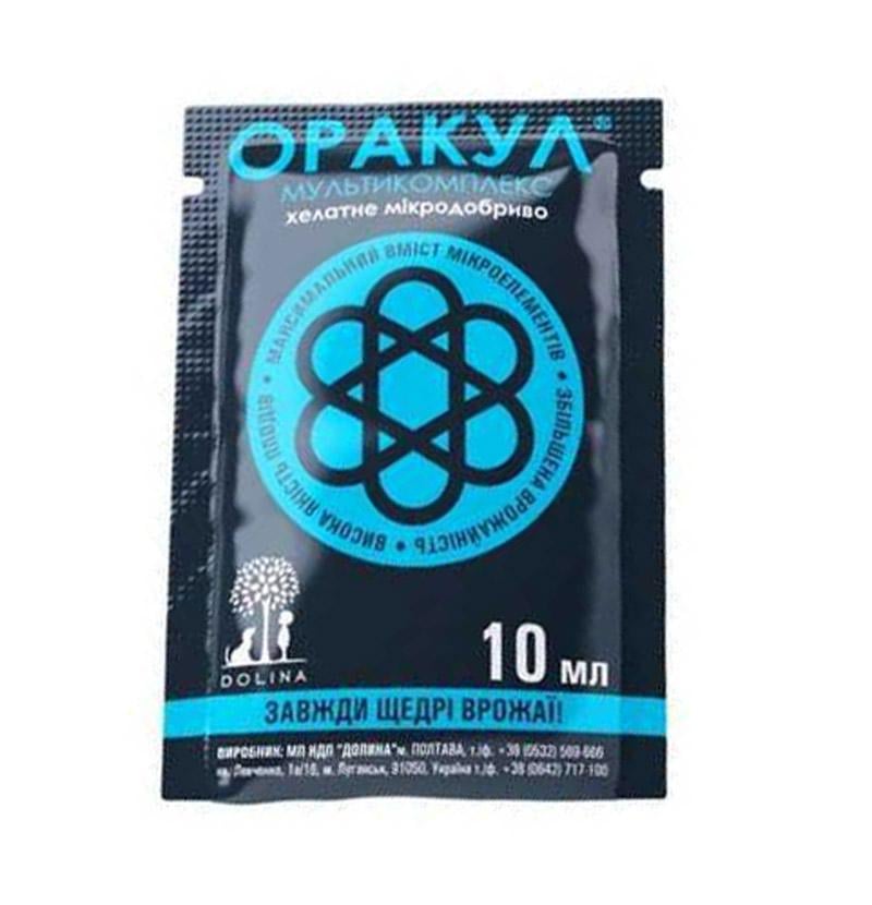 Микроудобрение ОРАКУЛ для листовой подкормки растений 10 мл Микроудобрение ОРАКУЛ для листовой подкормки растений 10 мл