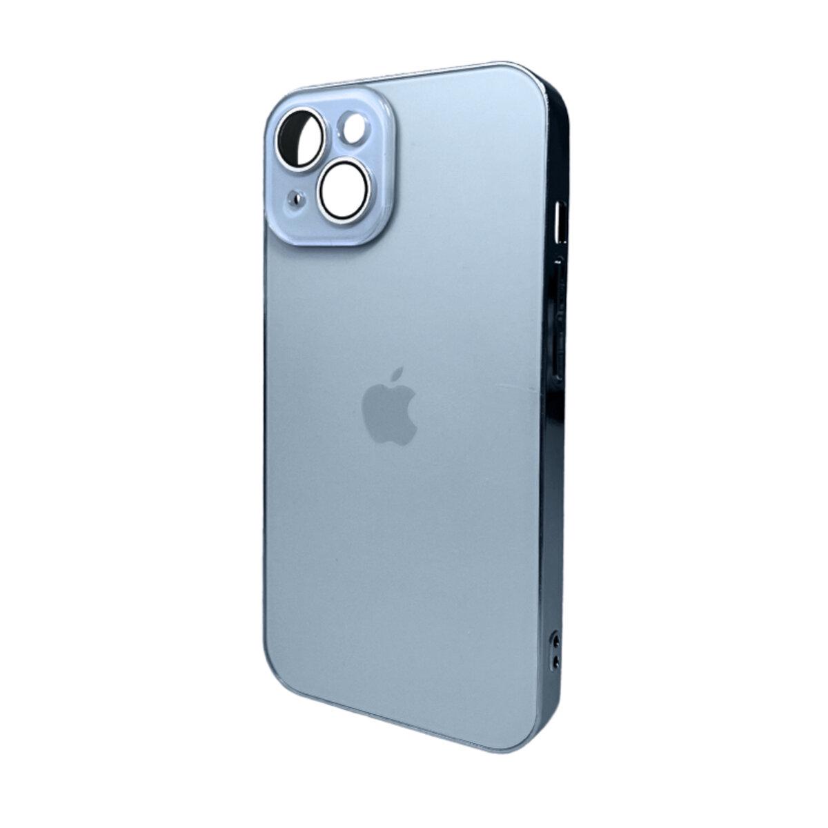 Противоударный чехол для Apple iPhone 15 Sapphire Frame MagSafe Sierra Blue
