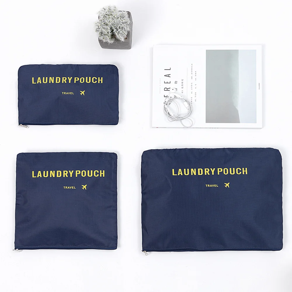 Набір органайзерів дорожніх для одягу 6 шт. Синій (29433522) - фото 5 Набір органайзерів дорожніх для одягу 6 шт. Синій (29433522) - фото 5