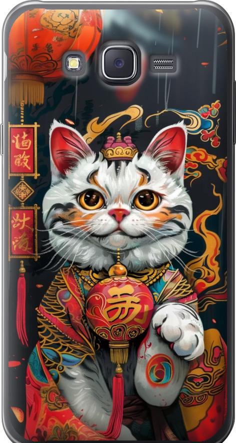 Чехол на Samsung Galaxy J7 J700H China Cat v2 (6135t-101-42517) Чехол на Samsung Galaxy J7 J700H China Cat v2 (6135t-101-42517)