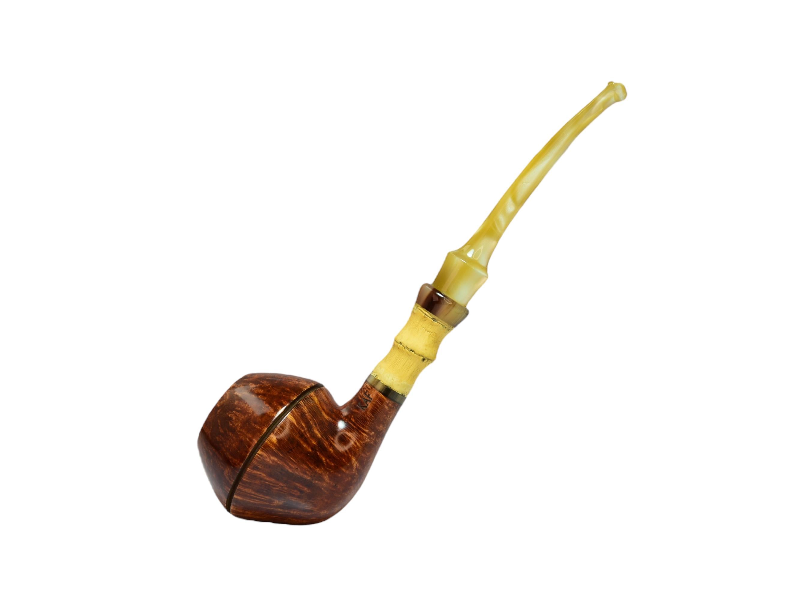 Трубка для куріння ручної роботи Freehand №971 з дерева Бріара