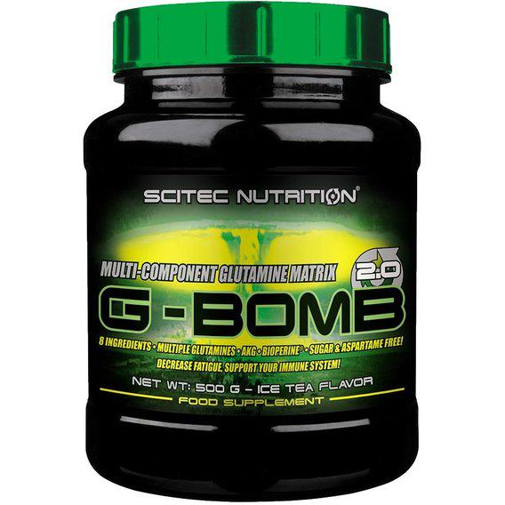 Глютамин для спорта Scitec Nutrition G-Bomb 2.0 500 г 35 порций Ice Tea