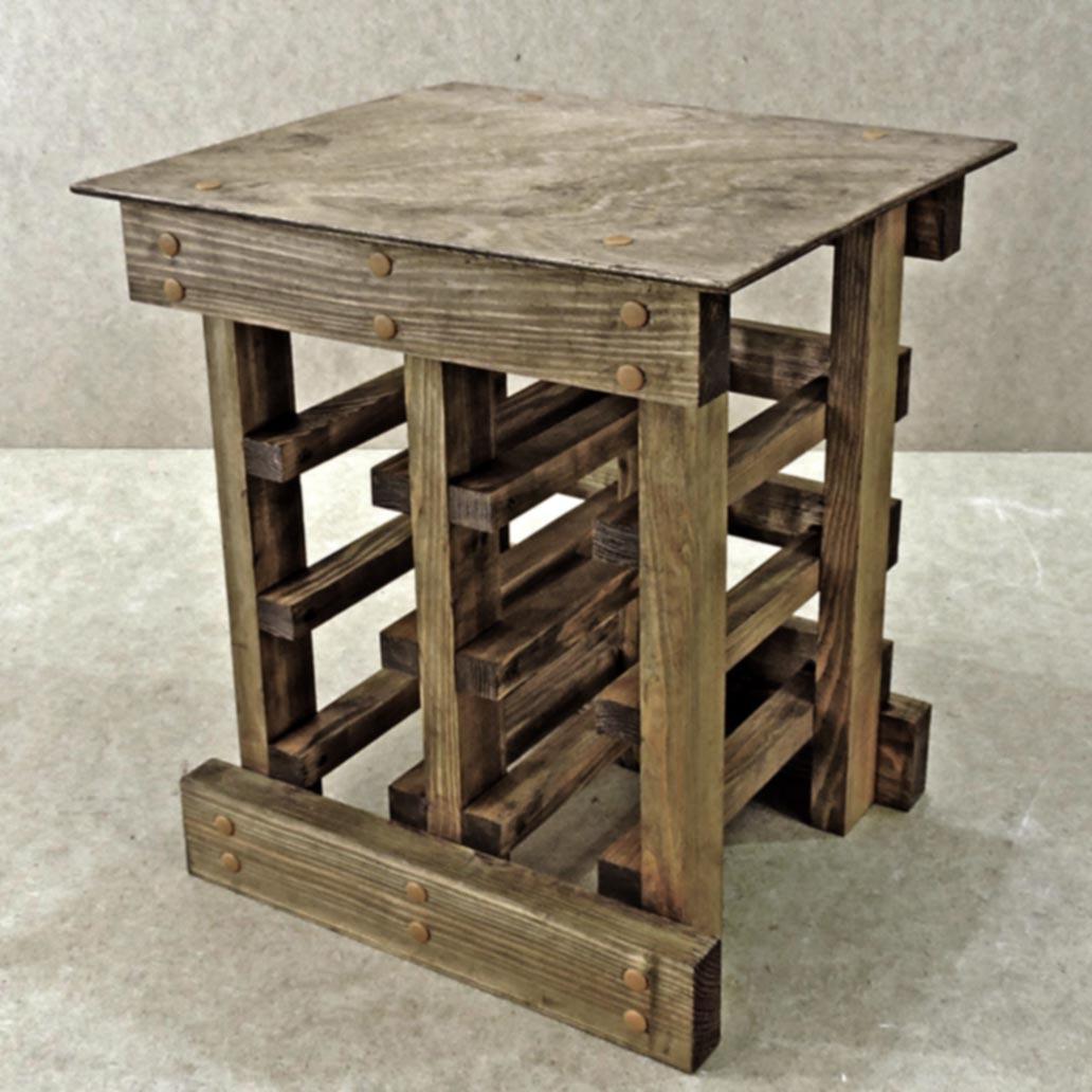 Полка для вина настольная Кобтон Сепия (Впс-001608)