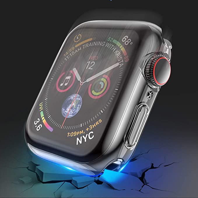 Чехол силиконовый Yolin Case для Apple Watch Series 3 42 мм 2 шт. Silver - фото 8