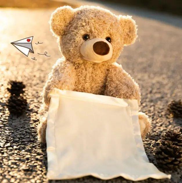 Інтерактивна іграшка Peekaboo Bear Ведмедик Пікаба 30 см 3 батарейки (30627566) - фото 2 Інтерактивна іграшка Peekaboo Bear Ведмедик Пікаба 30 см 3 батарейки (30627566) - фото 2