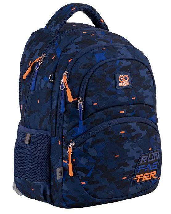 Рюкзак школьный для мальчика младших классов GoPack Education GO24-175M-10 Run Faster (2296749364)