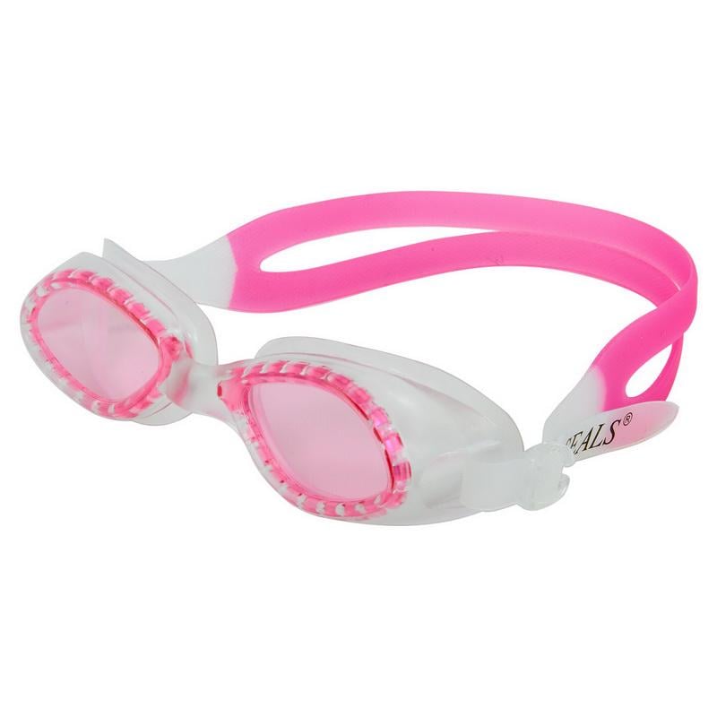 Окуляри для плавання дитячі SEALS 3110 Білий/Рожевий (NA003738)