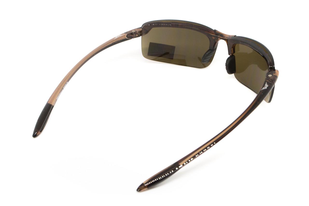 Очки защитные Global Vision Wheelin Crystal зеркальные Коричневый в коричневой полупрозрачной оправе (69962426490401) - фото 5 Очки защитные Global Vision Wheelin Crystal зеркальные Коричневый в коричневой полупрозрачной оправе (69962426490401) - фото 5