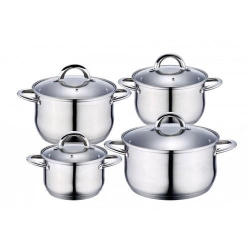 Набір посуду Edenberg EB-4003 з 5-ти шаровим дном нержавіюча сталь 8 пр. (EB-4003)
