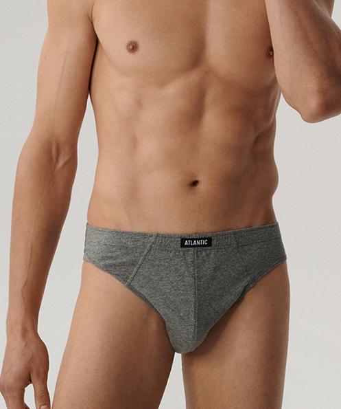 Трусы мужские спорт Atlantic Basic 3BMP-322 XL 3 шт. Черный/Серый меланж/Темно-серый меланж (5903351395120) - фото 4 Трусы мужские спорт Atlantic Basic 3BMP-322 XL 3 шт. Черный/Серый меланж/Темно-серый меланж (5903351395120) - фото 4