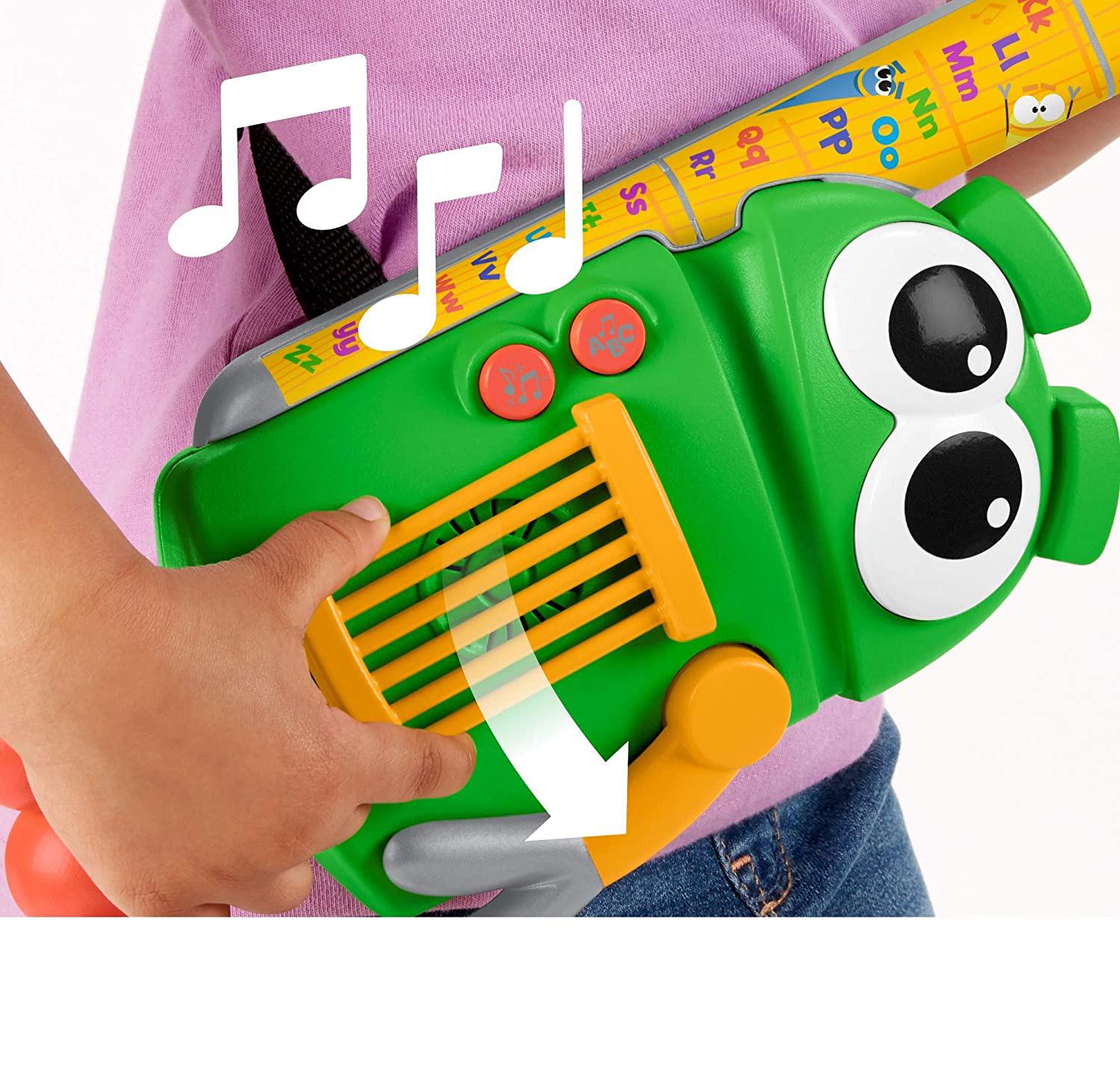 Музична іграшка Гітара рок-зірки Фішер Прайс Fisher-Price Storybots A to Z Rock Star Guitar - фото 4