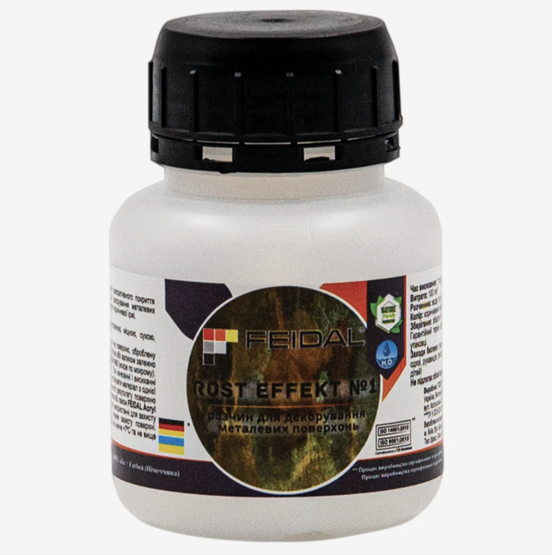 Розчин для декорування металевих поверхонь Feidal Rost Effekt №1 0,1 л (1886455333)