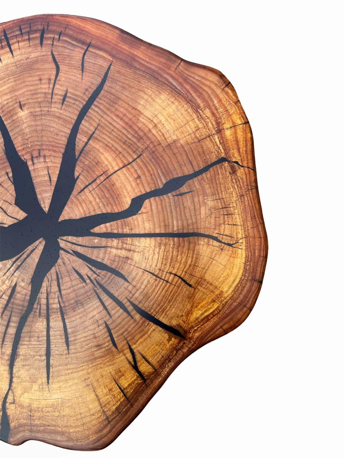 Столик журнальный Берест №9 с эпоксидной смолой - фото 2 Столик журнальный Берест №9 с эпоксидной смолой - фото 2