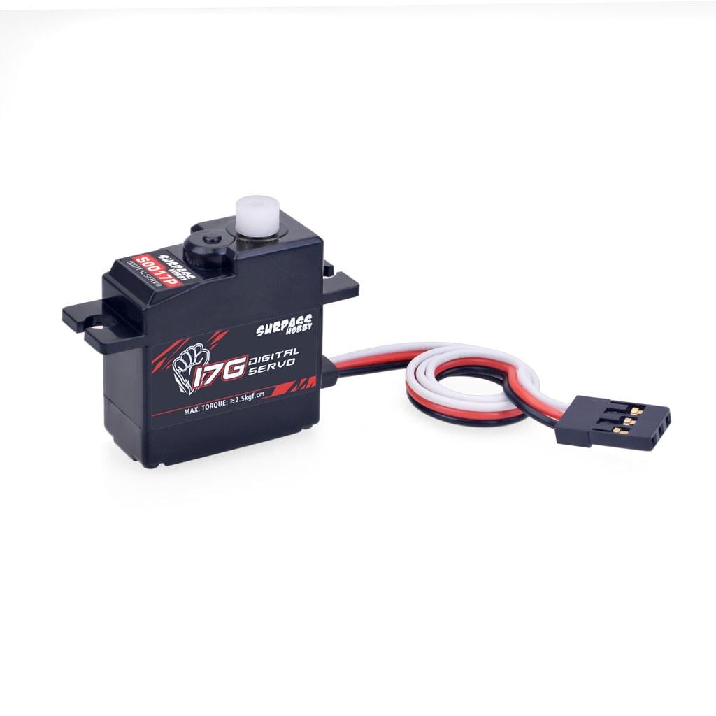 Сервопривод SURPASS Hobby S0017P 17G 360° цифровой пластиковый редуктор для FPV дронов (00-00026906)