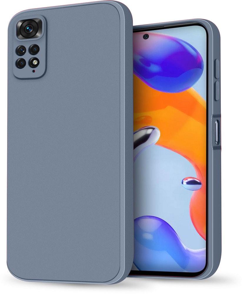 Силиконовый чехол HardCorner Xiaomi Redmi Note 11 Pro (4G/5G) (с микрофиброй) Gray Blue (35419-6D) Силиконовый чехол HardCorner Xiaomi Redmi Note 11 Pro (4G/5G) (с микрофиброй) Gray Blue (35419-6D)