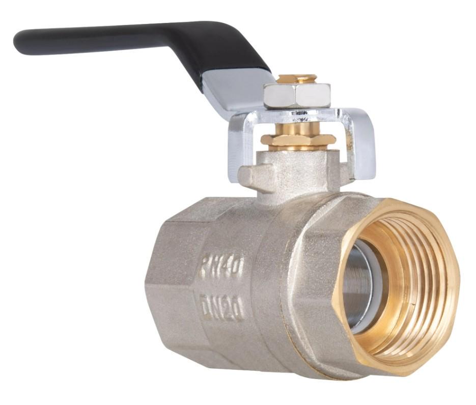 Кран кульовий Thermo Alliance Base 3/4" ВВ прямий PN40 важіль (SD600W20)