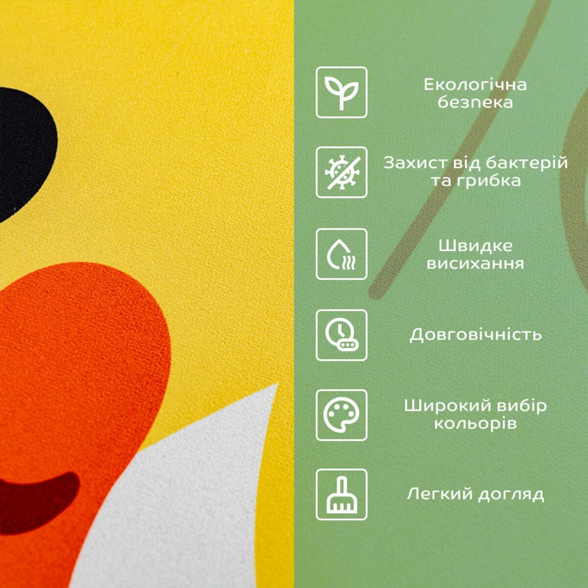 Килимок вологопоглинаючий Качечка 40x60 см x 3 мм D (3DPanda-2561) - фото 4