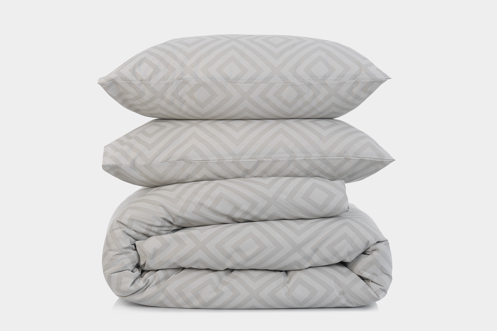 Комплект постельного белья Amore Glux-139 бязь Серебристый (KPB-A1,5-GLux-139 (50x70)_)