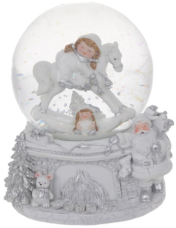 Шар музичний водяний Діти/Солодкий сон із заводним механізмом 14 см Шар музичний водяний Діти/Солодкий сон із заводним механізмом 14 см