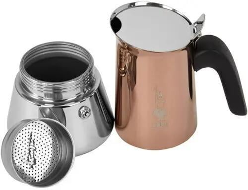 Гейзерная кофеварка Bialetti Venus NEW Rame на 2 чашки 85 мл (0007282) - фото 4 Гейзерная кофеварка Bialetti Venus NEW Rame на 2 чашки 85 мл (0007282) - фото 4