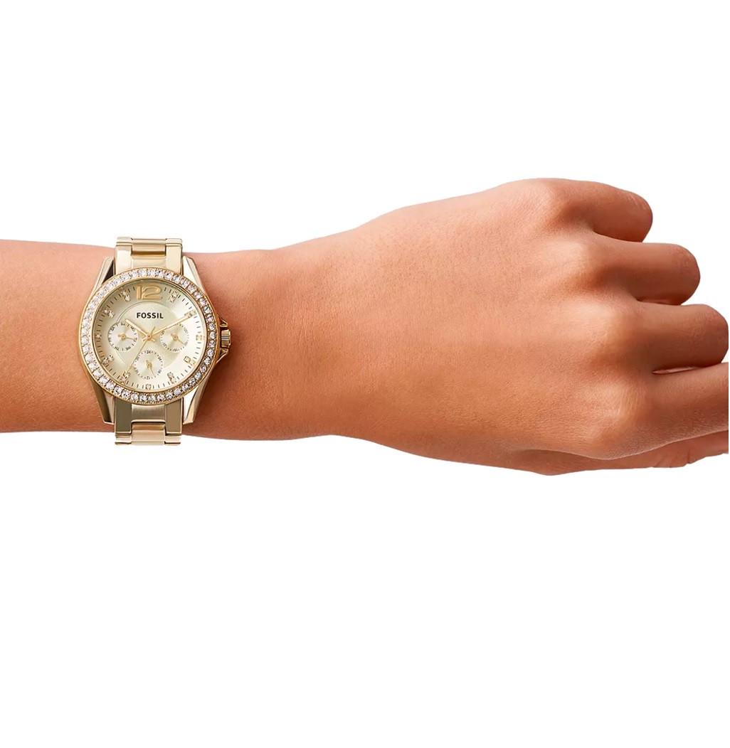 Наручний годинник жіночий Fossil Riley ES3203 38 мм (27769477) - фото 4 Наручний годинник жіночий Fossil Riley ES3203 38 мм (27769477) - фото 4