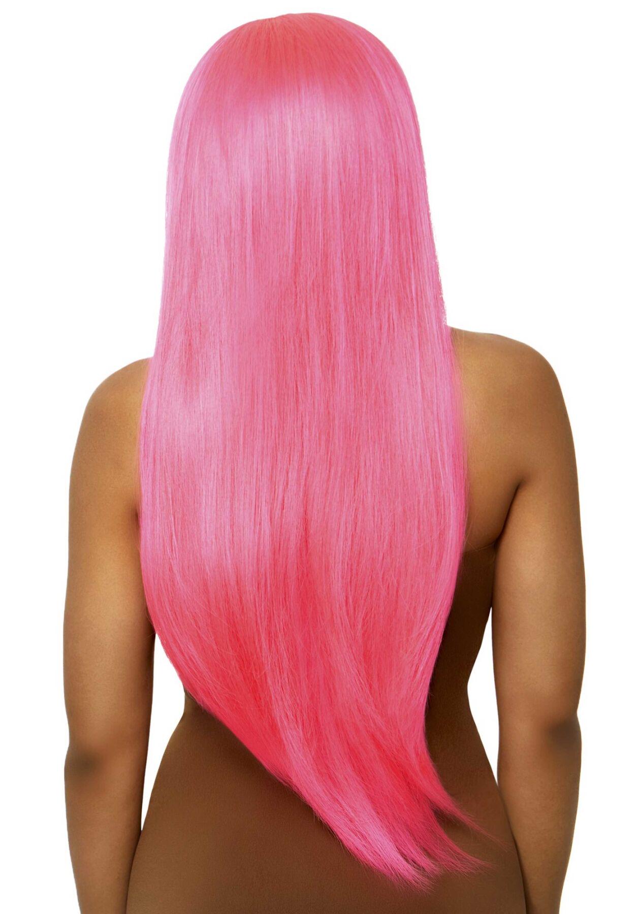 Перука Leg Avenue Long straight center part wig 33" Neon Pink (SO8590) - фото 2