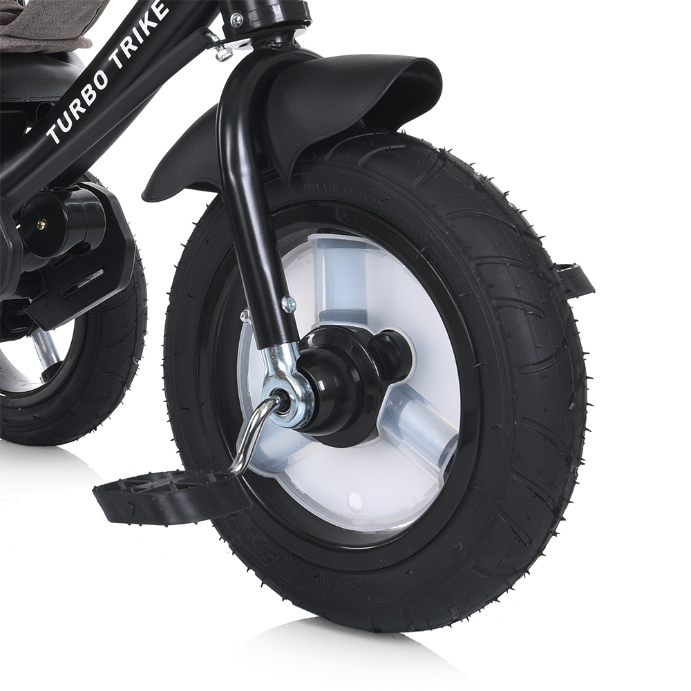 Велосипед трехколесный Turbo Trike MT 1006-5 с родительской ручкой Коричневый - фото 4 Велосипед трехколесный Turbo Trike MT 1006-5 с родительской ручкой Коричневый - фото 4