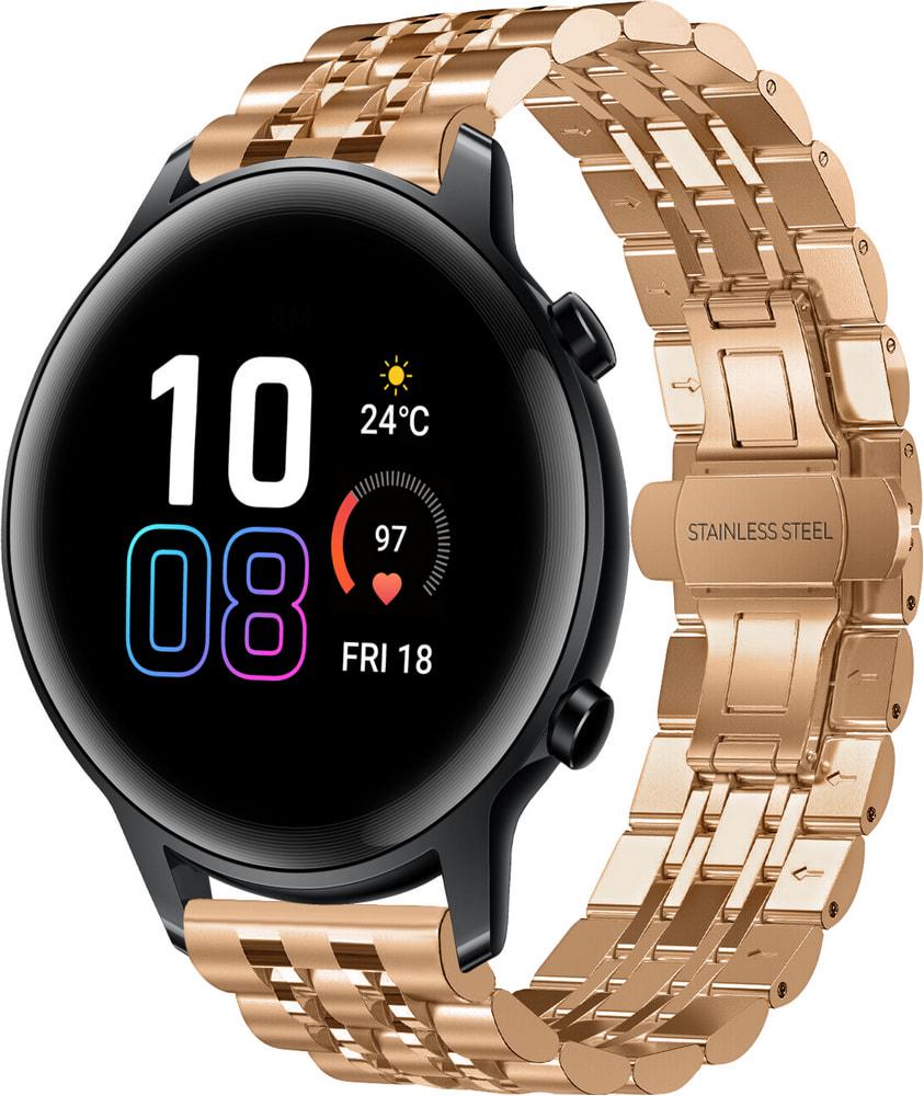 Браслет металлический Spinye для Honor Magic Watch 2 42 мм Rose Gold (29176-27)