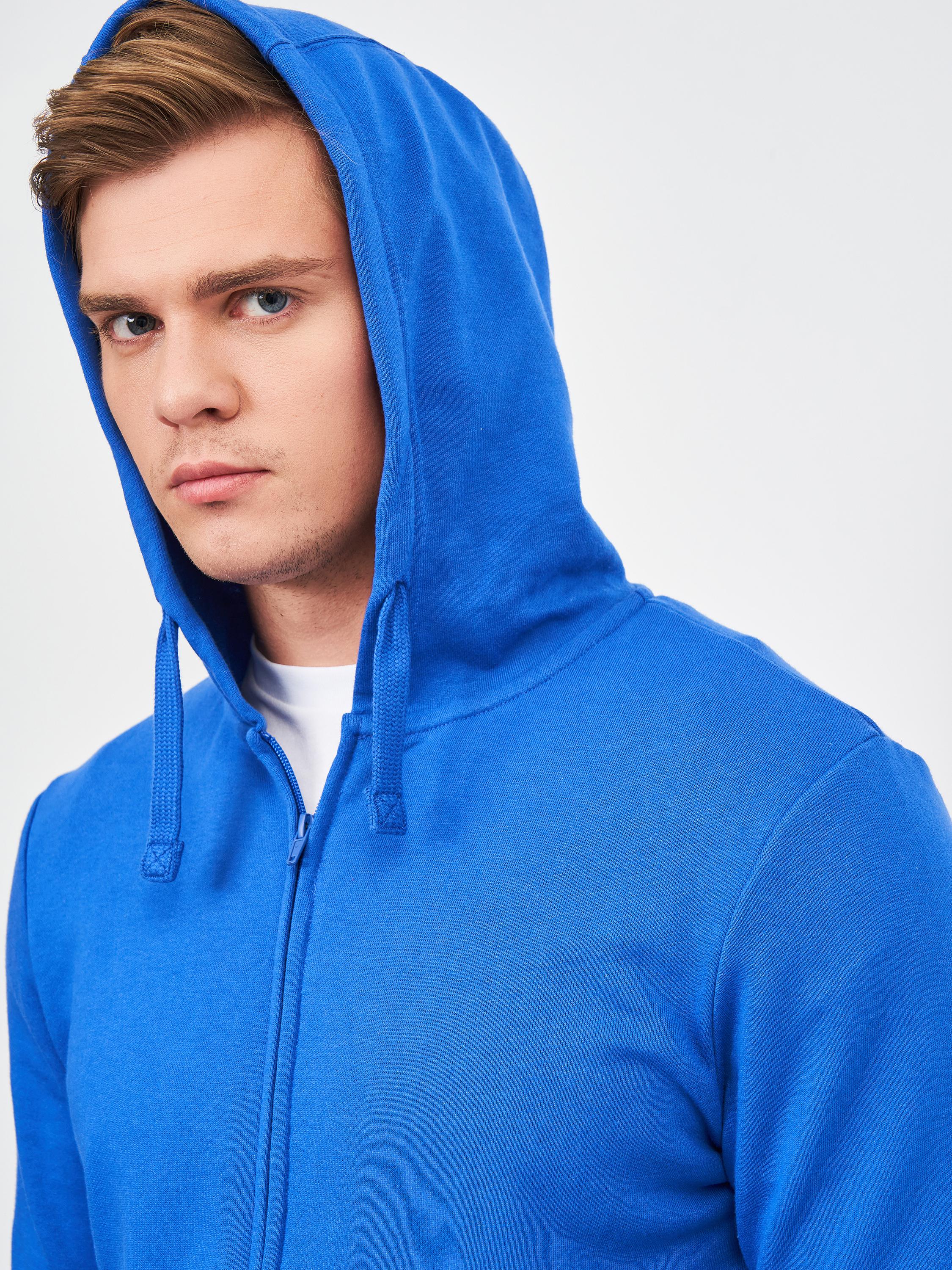 Олимпийка Joma 102109.700 Jungle Zip-Up Hoodie M Royal (8424309609771) - фото 4