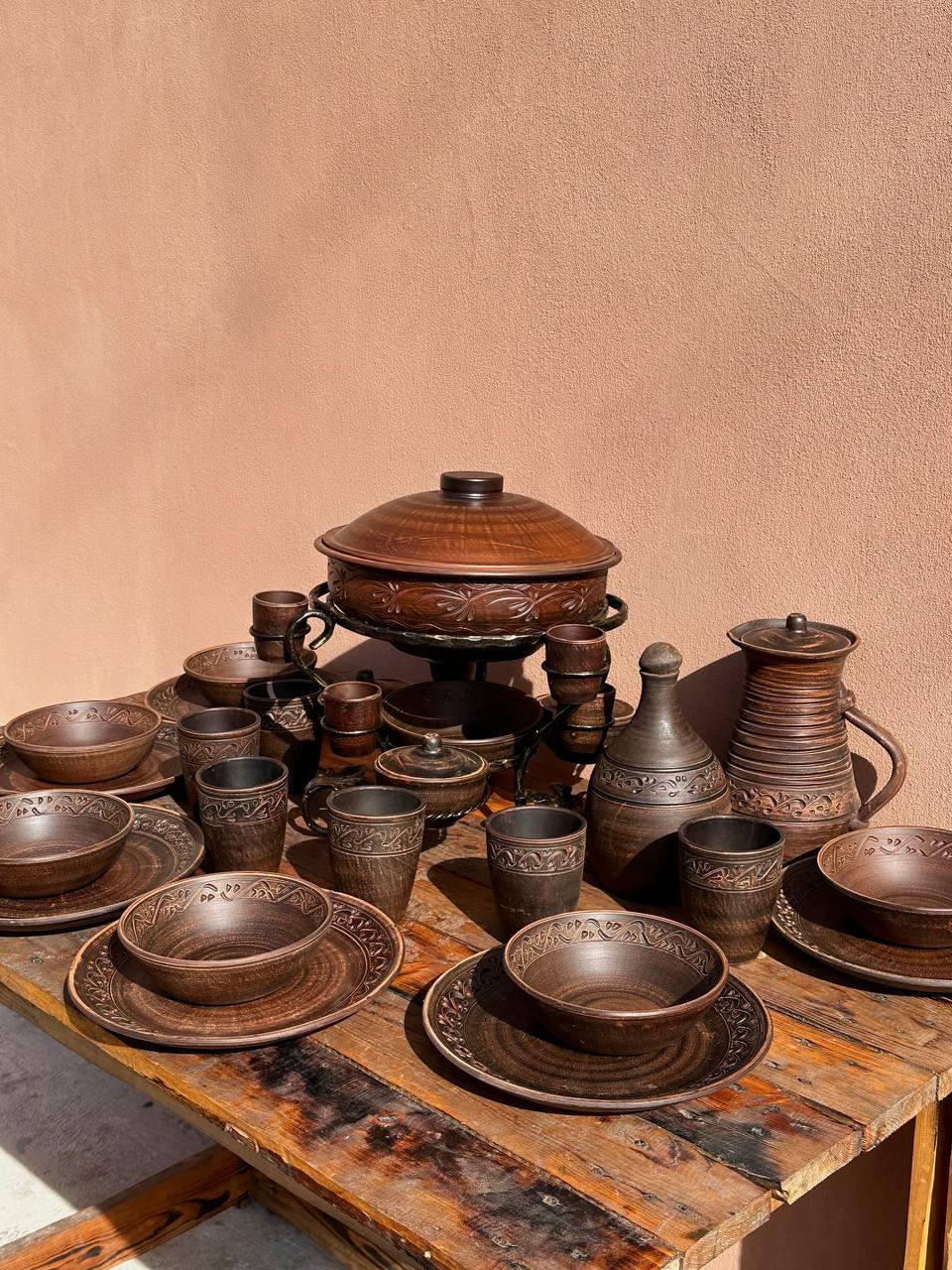 Набор столовой посуды Шашлычница максимальная комплектация (2538016491) - фото 4 Набор столовой посуды Шашлычница максимальная комплектация (2538016491) - фото 4