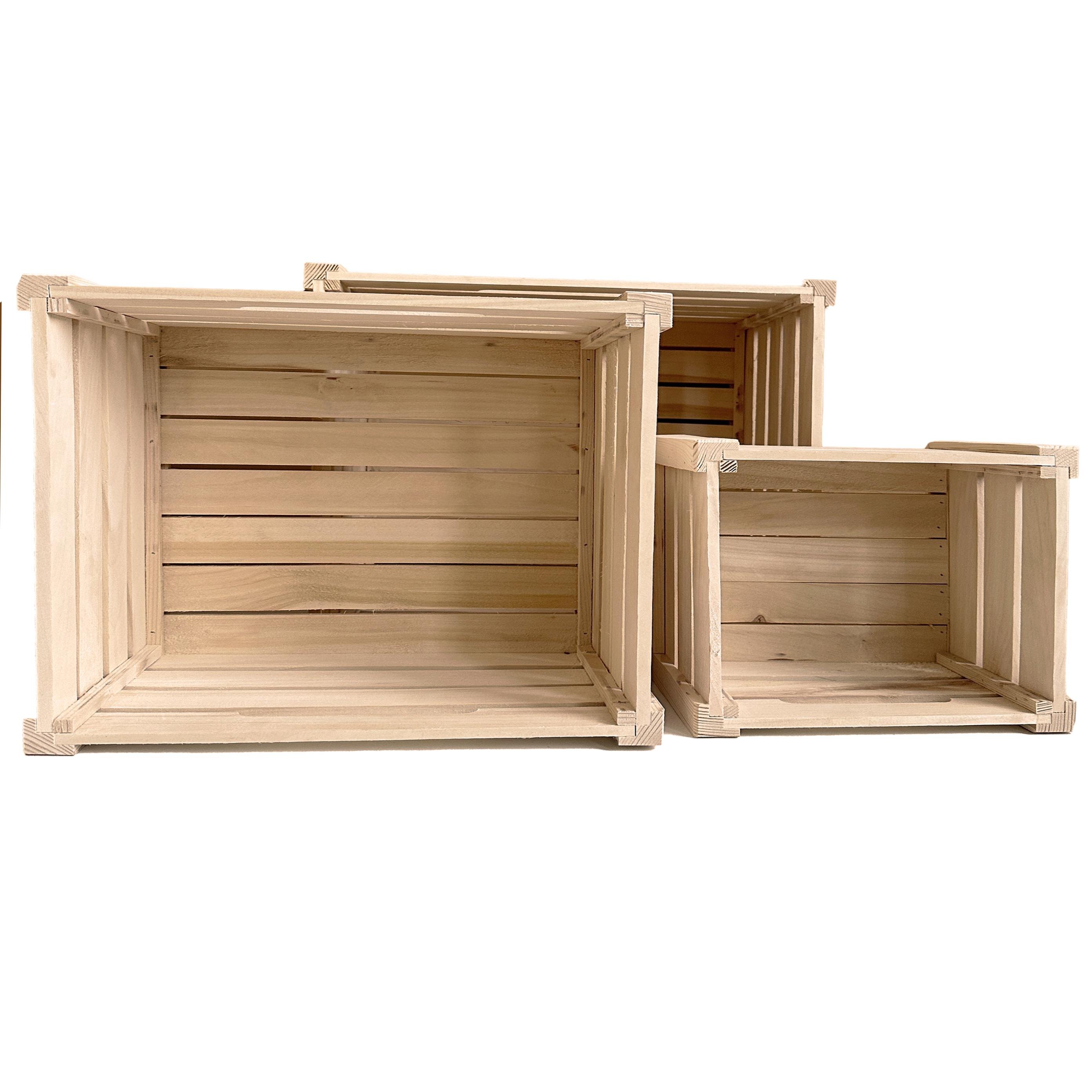 Набір дерев'яних ящиків 3 шт. (24725495) Набір дерев'яних ящиків 3 шт. (24725495)