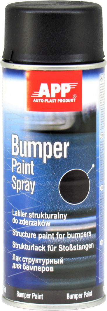 Автофарба APP Bumper Paint структурна для пластику 400 мл Чорний матовий (0125850)