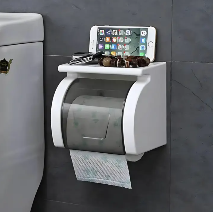 Подставка-органайзер для туалетной бумаги 15,5х16,5х13 см - фото 3 Подставка-органайзер для туалетной бумаги 15,5х16,5х13 см - фото 3