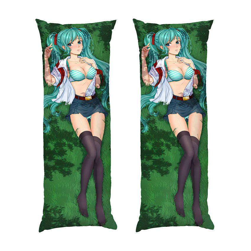 Подушка дакимакура Miku Endless summer Game габардин 120х40 см (114211-1)