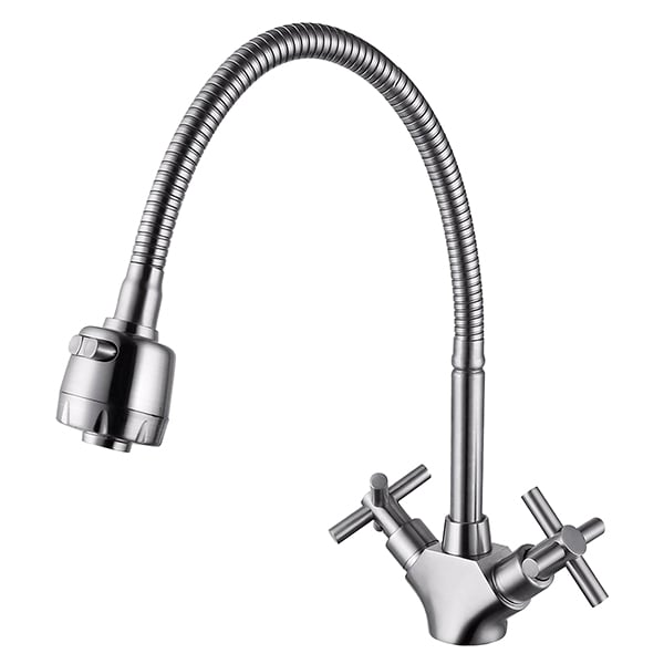 Смеситель для кухни Lambert Sauvignon с рефлекторным изливом LR3103A нержавеющая сталь Сатин (LR3103A)