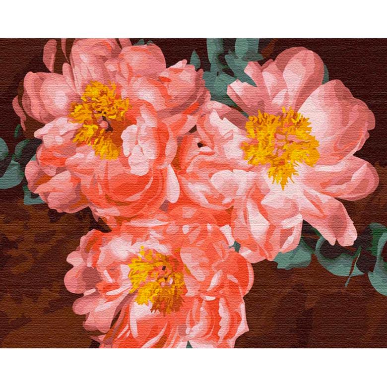 Картина по номерам Идейка КН3110 Пионовое вдохновение 40х50 см (L057727)