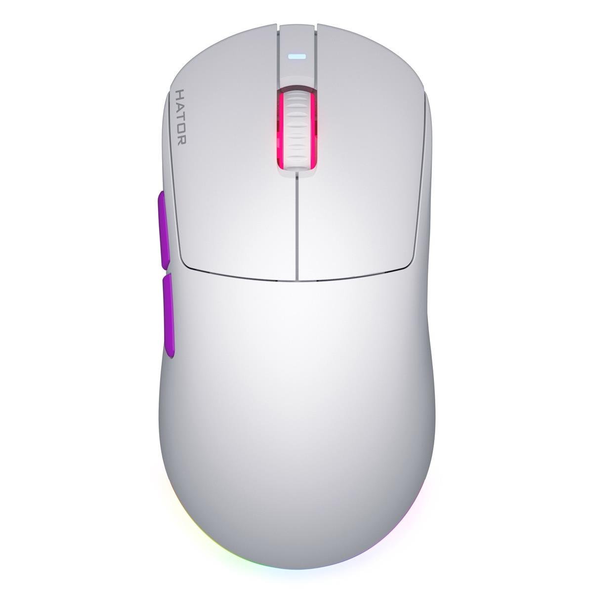 Мышка игровая Hator Quasar 3 Ultra 8K беспроводная оптическая 30000 dpi аккумуляторная Белый (629365)
