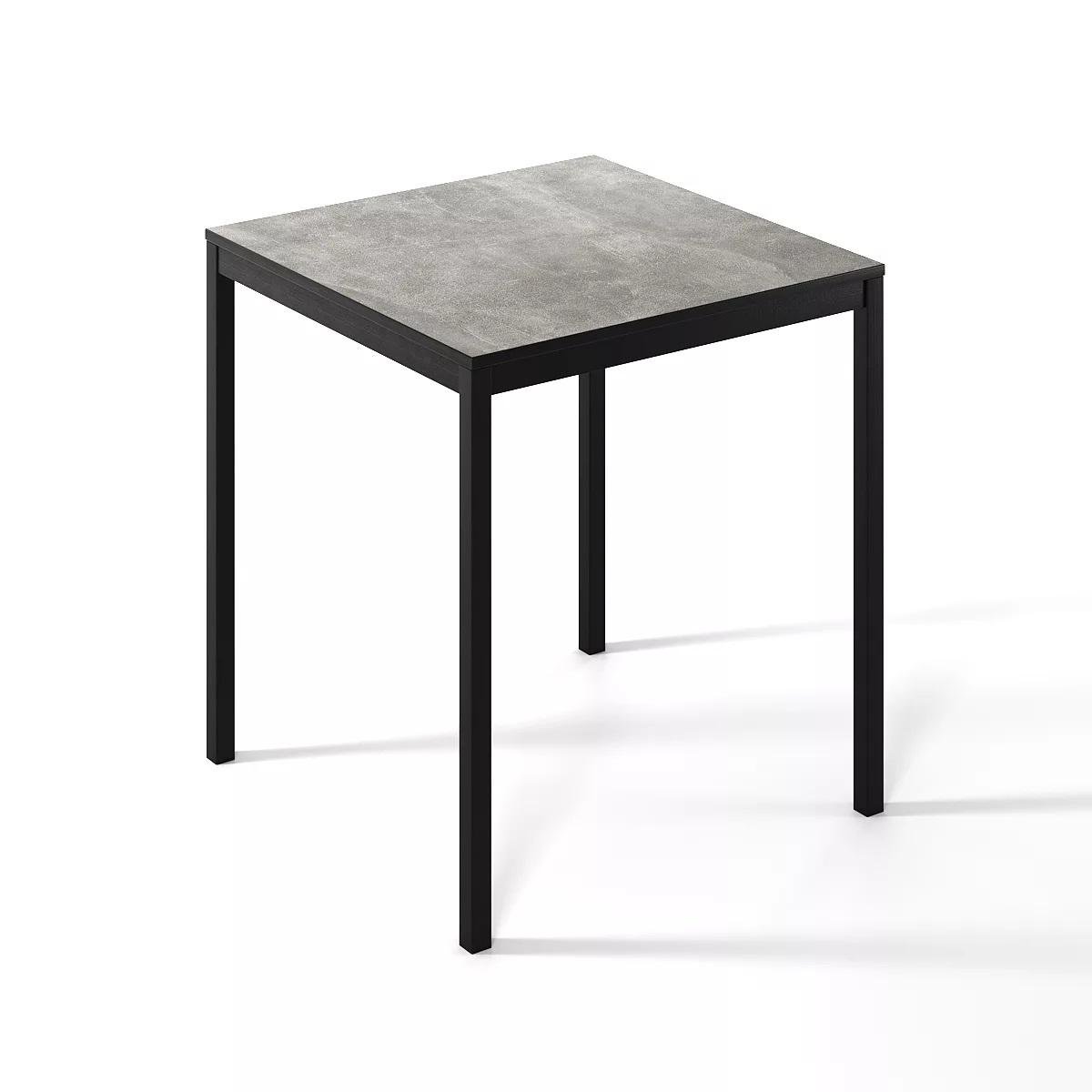 Стол обеденный Art in Нead Brevity Loft Mini из ЛДСП/металл 90х67 см Ателье светлый/Черный (TB03040000030) - фото 1 Стол обеденный Art in Нead Brevity Loft Mini из ЛДСП/металл 90х67 см Ателье светлый/Черный (TB03040000030) - фото 1