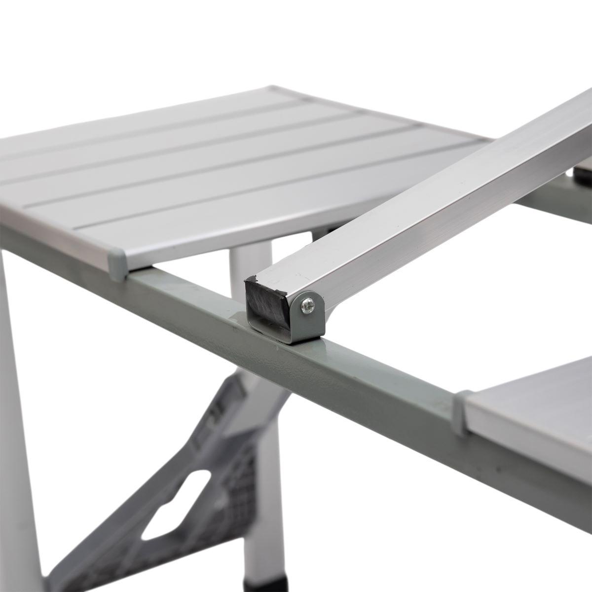 Стіл-трансформер складаний алюмінієвий та 4 стільці (6855) - фото 7 Стіл-трансформер складаний алюмінієвий та 4 стільці (6855) - фото 7