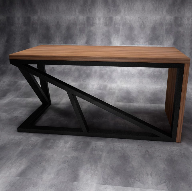 Письменный стол руководителя EcoLoft IN-2046 Лофт Коричневый (23059140)