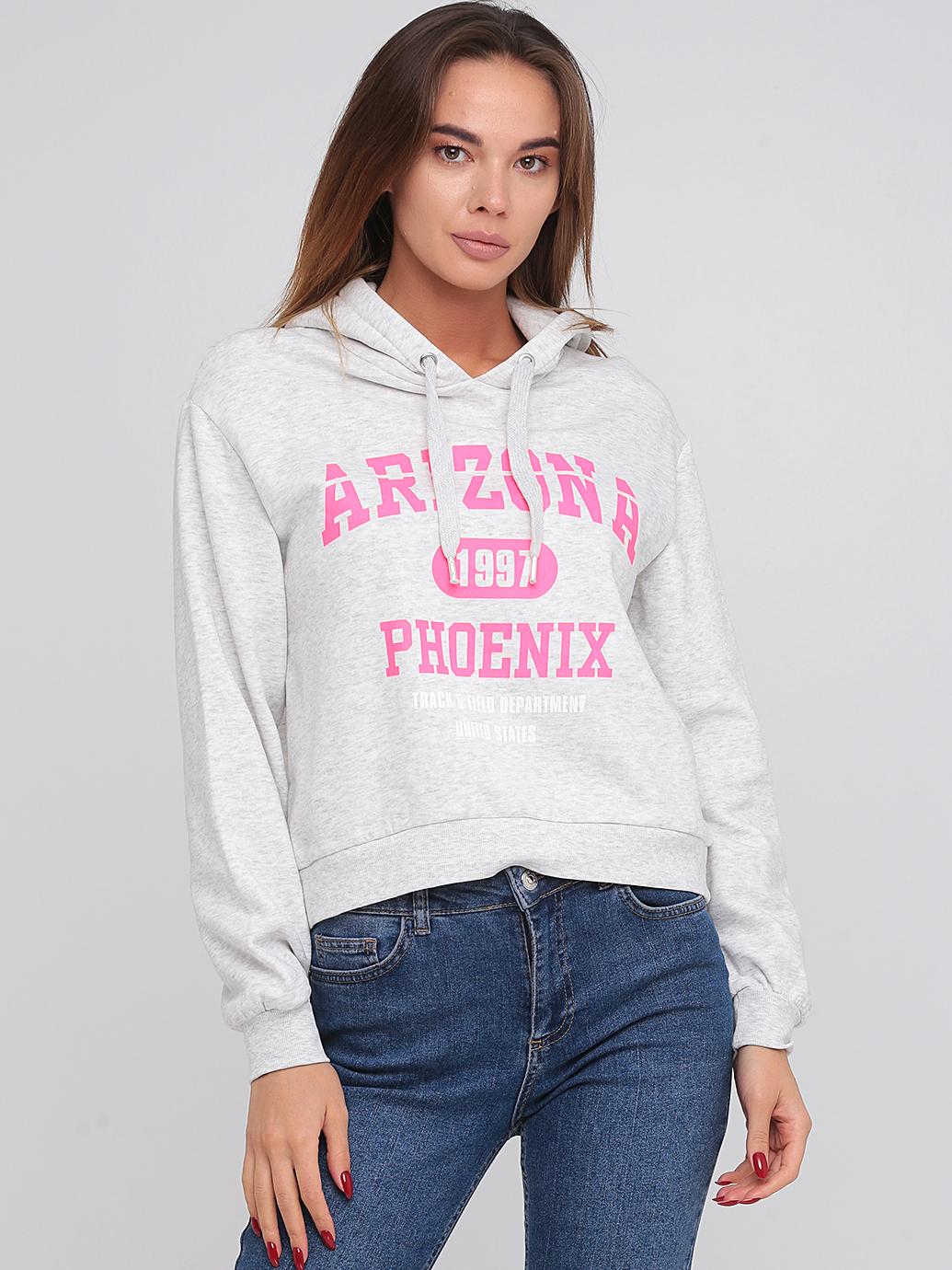 Худі H&M L Світло-сірий (911754697)