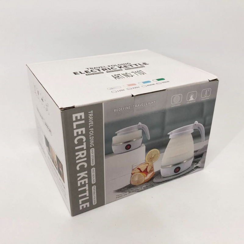 Электрочайник Travel Folding складной 500 мл 600 Вт White (tf5862) - фото 16 Электрочайник Travel Folding складной 500 мл 600 Вт White (tf5862) - фото 16