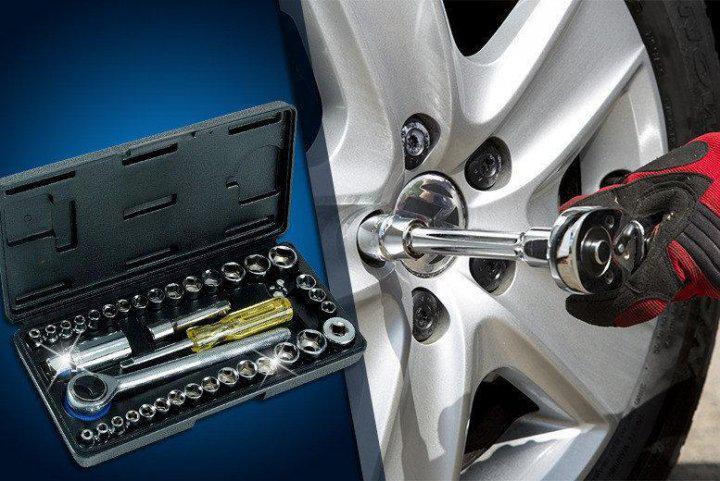 Набір інструментів для ремонту автомобіля 40 шт. (1-6-3831280) - фото 5 Набір інструментів для ремонту автомобіля 40 шт. (1-6-3831280) - фото 5