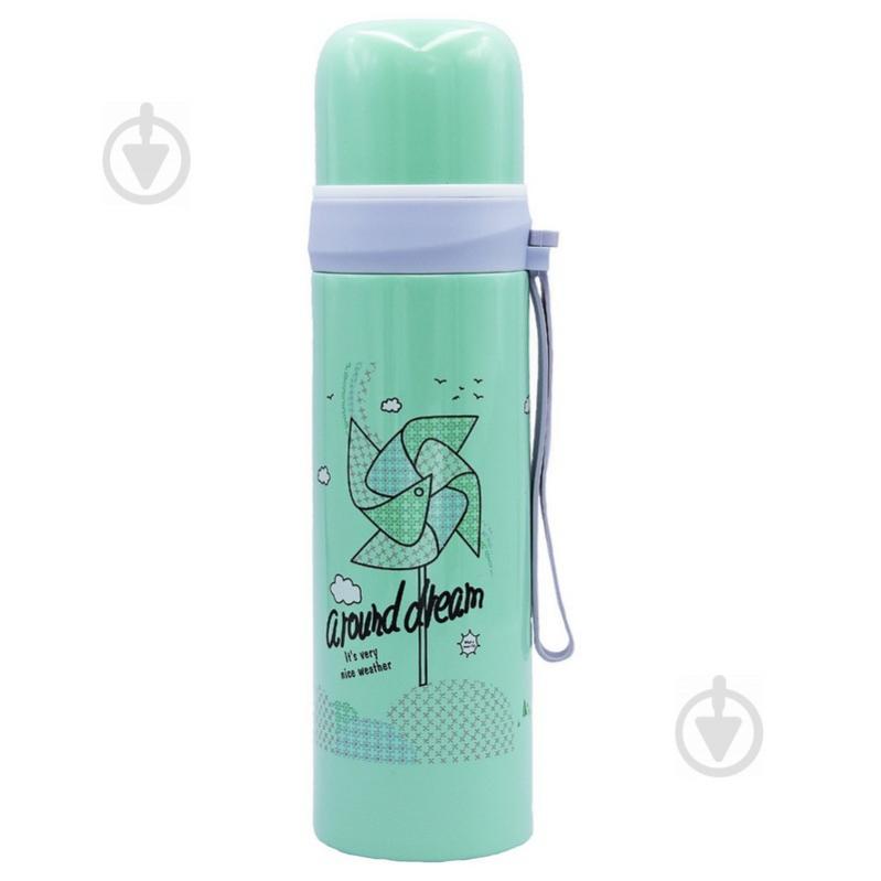 Термос стальной SP-Planeta 500ml A round dream 2365 Зеленый