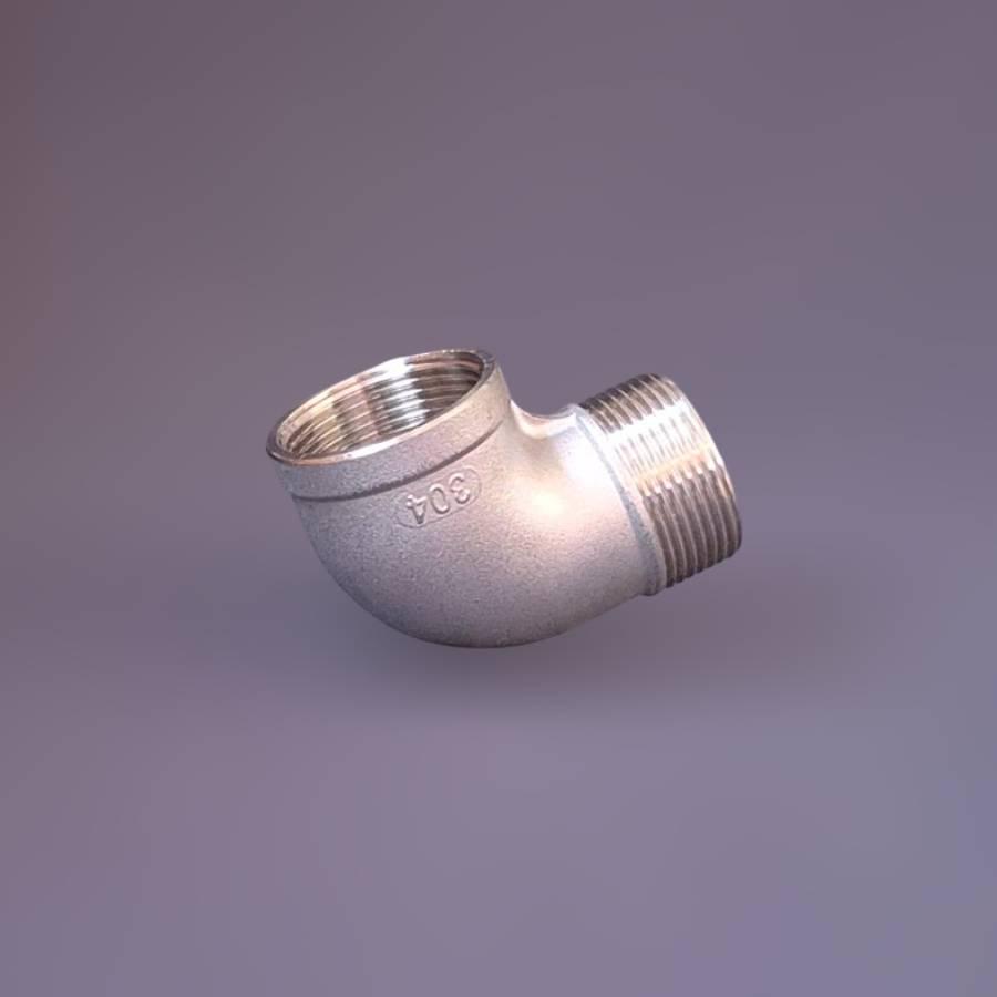 Відвід різьбовий DN32 ВР/ЗР BSPP н/ж сталь AISI304 90° Class 150 ISO 4144 1-1/4" (29202969) - фото 6 Відвід різьбовий DN32 ВР/ЗР BSPP н/ж сталь AISI304 90° Class 150 ISO 4144 1-1/4" (29202969) - фото 6